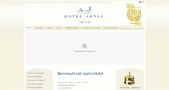 Desktop Screenshot of albergosonia.com