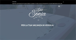 Desktop Screenshot of albergosonia.it